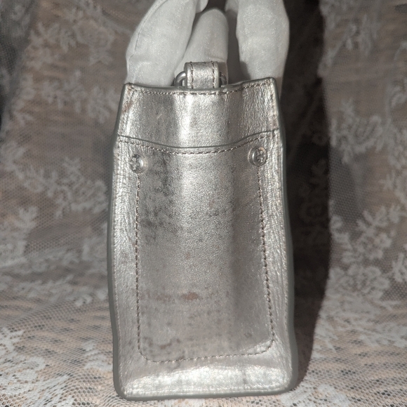 Frye Metallic Leather Mini Satchel Tote – Authentic - Picture 4 of 10